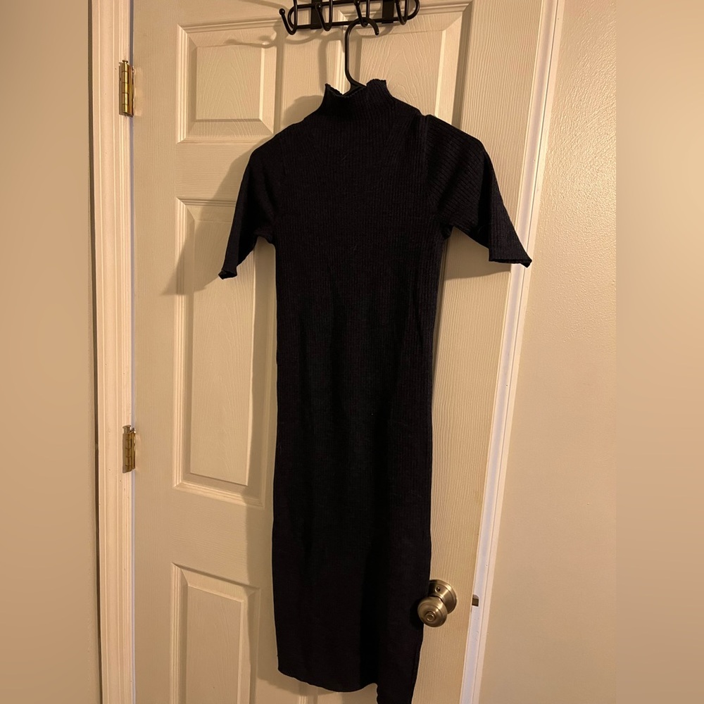 HATCH navy sweater dress